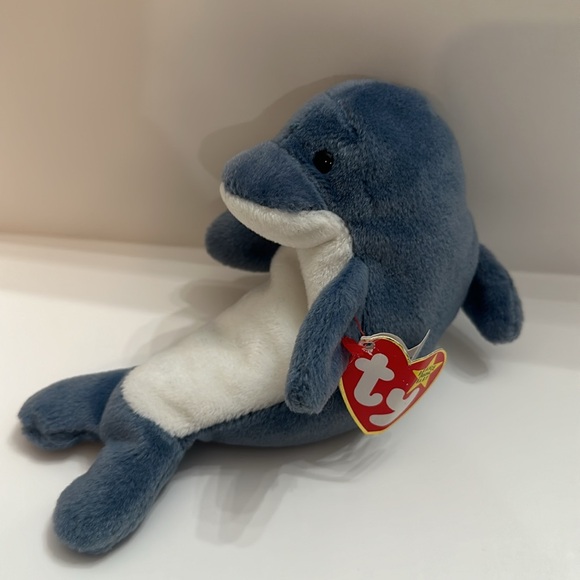 Rare 1996 Dolphin “Echo” TY Beanie Baby - Picture 2 of 7